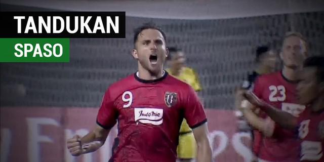 VIDEO: Tandukan Spasojevic yang Buat Bali United Tak Kalah di Piala AFC
