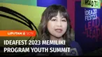 Festival Industri Kreatif terbesar di Indonesia, Ideafest tahun ini akan digelar mulai 29 September hingga 1 Oktober mendatang. Mengusung tema Lead the Leap, perjalanan Ideafest dimulai dengan gelaran diskusi dengan beragam tema.