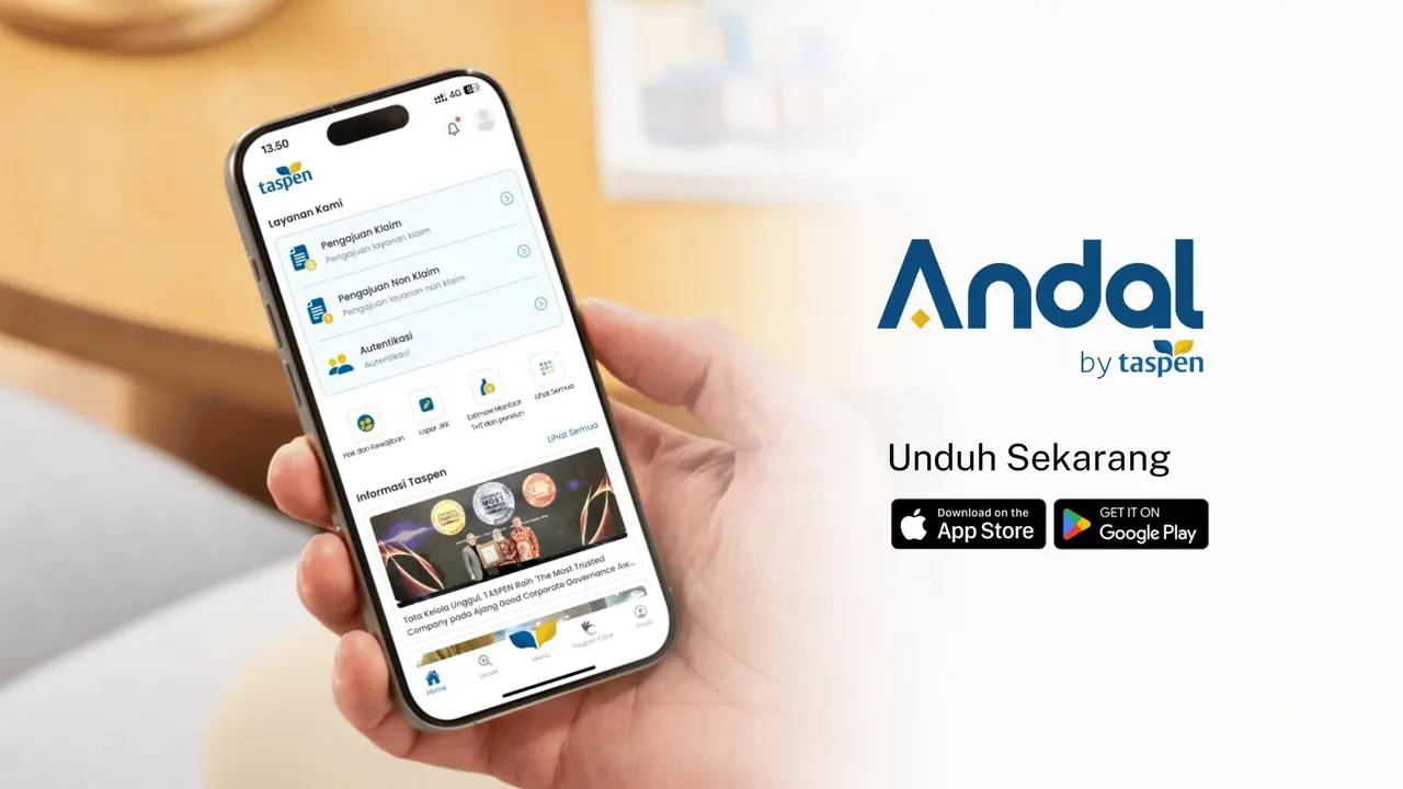Taspen meluncurkan super apps dengan nama Andal by Taspen pada 2 Januari 2025. (Dok Taspen)