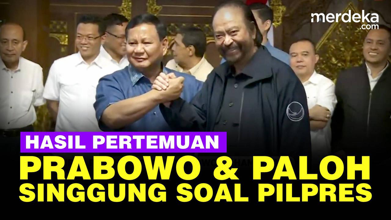 VIDEO: Hasil Pertemuan Prabowo Subianto & Surya Paloh di Hambalang