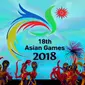 Logo Asian Games 2018 resmi diluncurkan pada peringatan Haornas ke-32.
