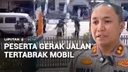 Peserta gerak jalan di Sidrap, Sulawesi Selatan, ditabrak mobil. Padahal, jalan yang digunakan sudah disterilkan dari kendaraan. Tapi, masih ada mobil yang masuk dan menabrak peserta gerak jalan. Diduga pengendara hilang kendali karena sakit. Ia pun ...