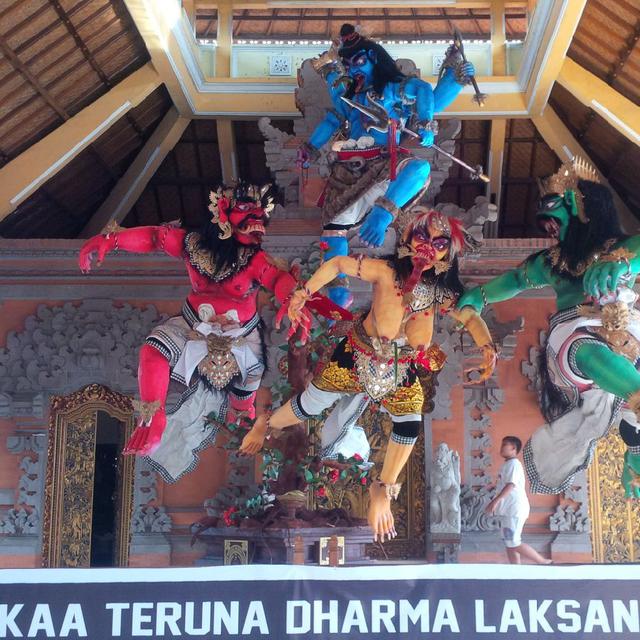 Ogoh Ogoh Raksasa Ini Bisa Digerakkan Lewat Smartphone Regional Liputan6 Com