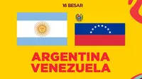 Piala Dunia U-17 - Argentina Vs Venezuela (Bola.com/Adreanus Titus)