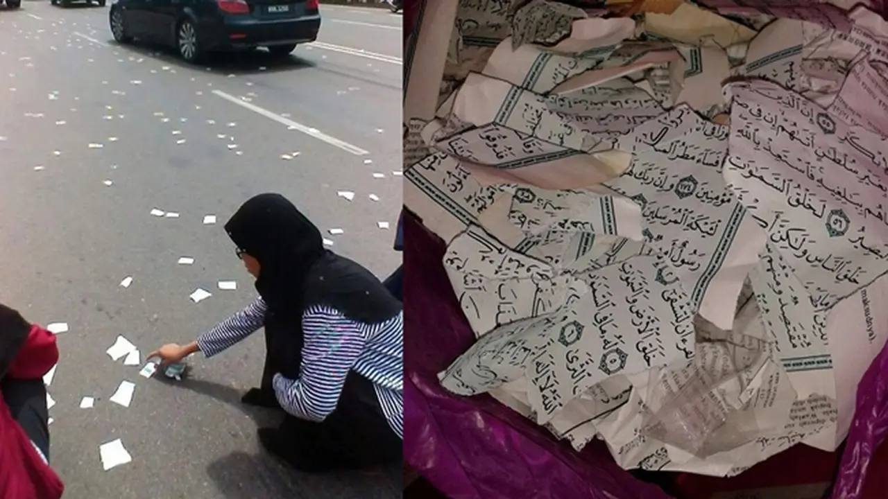 Ditemukan Sobekan Kertas Bertebaran di Jalanan, Siapa Pelakunya?