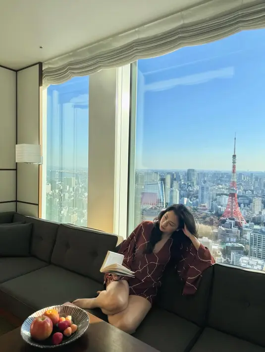 Sherina Munaf tengah menikmati zen moment mereka di Jepang. (Foto: Intagram/ Sherina)
