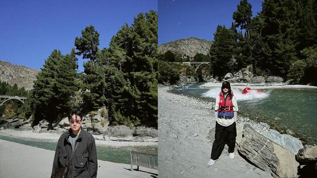 Momen Liburan Isyana Sarasvati dan Suami