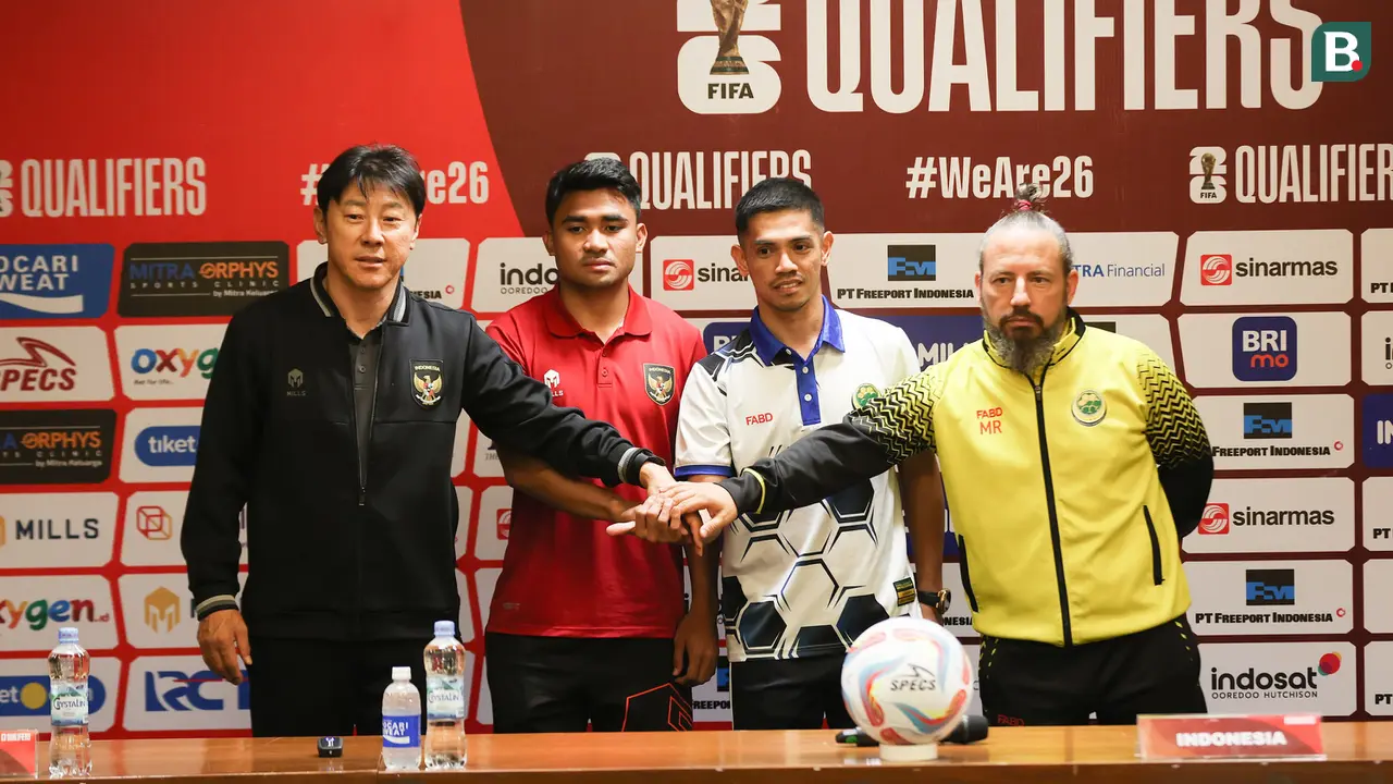 Konferensi Pers Jelang Laga Putaran Pertama Kualifikasi Piala Dunia 2026: Timnas Indonesia vs Brunei Darussalam