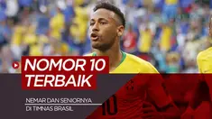 Berita motion grafis nomor 10 terbaik Timnas Brasil, Neymar di urutan ke 5?