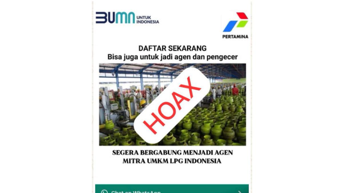 Awas Jebakan Hoaks Pendaftaran Agen dan Pengecer LPG, Simak Jalur Resminya