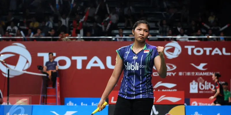 20150813-Intanon Cedera, Lindaweni Melenggang ke Delapan Besar BWF World Championships 2015-Jakarta