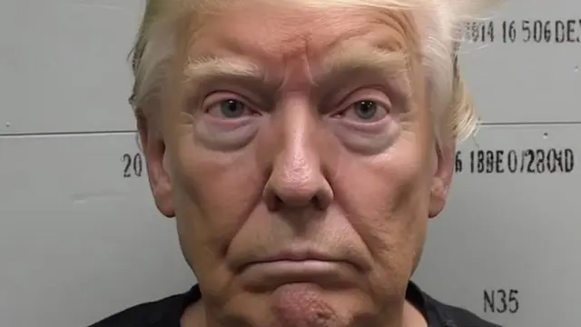 Foto Donald Trump hasil rekayasa AI