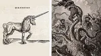 Ilustrasi hewan mitologi (Sumber: Wikipedia (dari salinan Vingt mille lieues sous les mers oleh Hetzel))