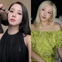 Jisoo  dan Rose hadir di Paris Fashion Week 2026 bersama brand masing-masing. [@sooyaaa__/@roses_are_rosie]