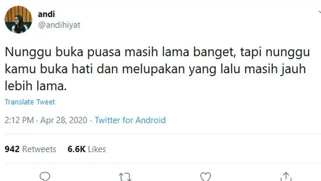 nunggu buka puasa