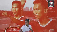 Piala Menpora - Zulkifli Syukur PSM Makassar (Bola.com/Adreanus Titus)