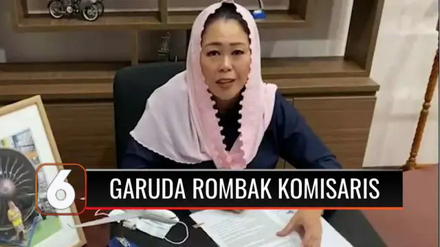 PT Garuda Indonesia resmi merombak jajaran dewan direksi dan komisarisnya. Salah satu yang tidak lagi menjabat sebagai komisaris adalah Zannuba Arifah atau yang lebih dikenal dengan nama Yenny Wahid.