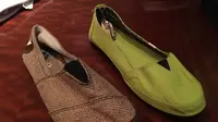 Bule Prancis Jual Sepatu Bermaterial Ban Bekas dari Yogyakarta