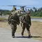 Tentara AS di Pangkalan Angkatan Laut Camilo Osias di Santa Ana, Provinsi Cagayan, Filipina setelah berpartisipasi dalam latihan militer gabungan pada Senin, 6 Mei 2024.