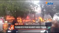 Kencangnya tiupan angin dan banyaknya material yang mudah terbakar membuat api menjalar dengan cepat dalam hitungan menit.