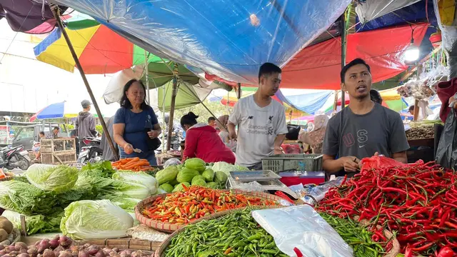 Pengendalian harga pangan selama Natal 2025 dan Tahun Baru 2026 (Nataru) diprediksi dapat diulang  saat Ramadan dan Lebaran 2026.(Foto: Liputan6.com/Arief RH)