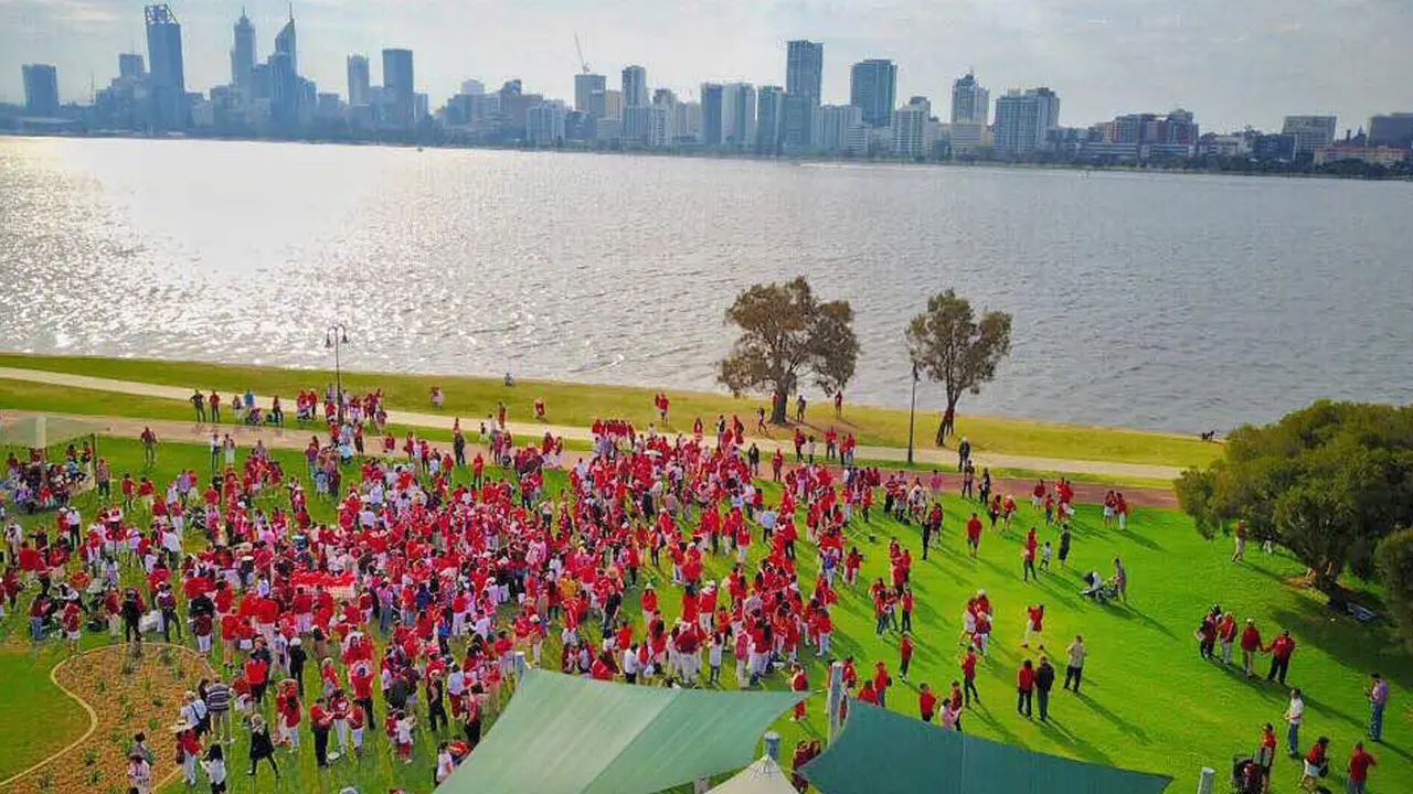 Aksi Dukung Ahok di Perth Australia