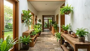 8 Inspirasi Kebun Pakis Hias untuk Lorong Rumah, Hadirkan Nuansa Alami