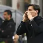 Pelatih AC Milan Vincenzo Montella. (AP Photo/Antonio Calanni)