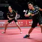 Ganda campuran Indonesia dipastikan gagal meraih gelar di Singapura Terbuka 2019 setelah Hafiz Faizal/Gloria Emanuelle Widjaja kandas di semifinal. (AFP/STR)