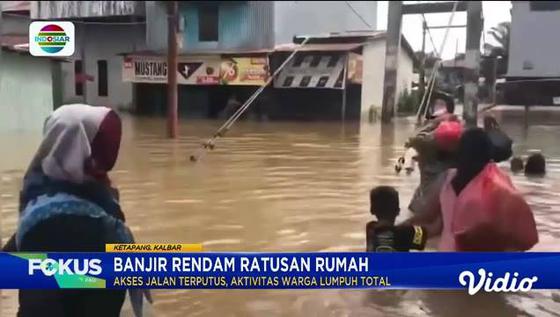 Fokus Pagi : Sebuah Kapal Pengangkut Cumi-Cumi di Pelabuhan Muara Baru Jakarta Utara Terbakar