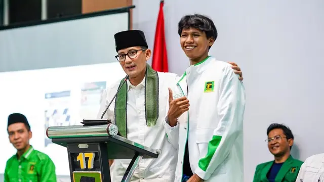 Ketua Badan Pemenangan Pemilu (Bappilu) Partai Persatuan Pembangunan (PPP) Sandiaga Salahuddin Uno