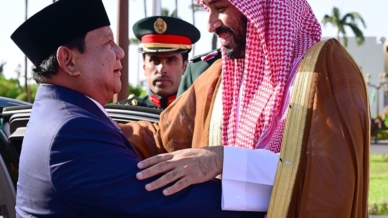 Presiden Prabowo bersama Pangeran Mohammed bin Salman bin Abdulaziz Al Saud