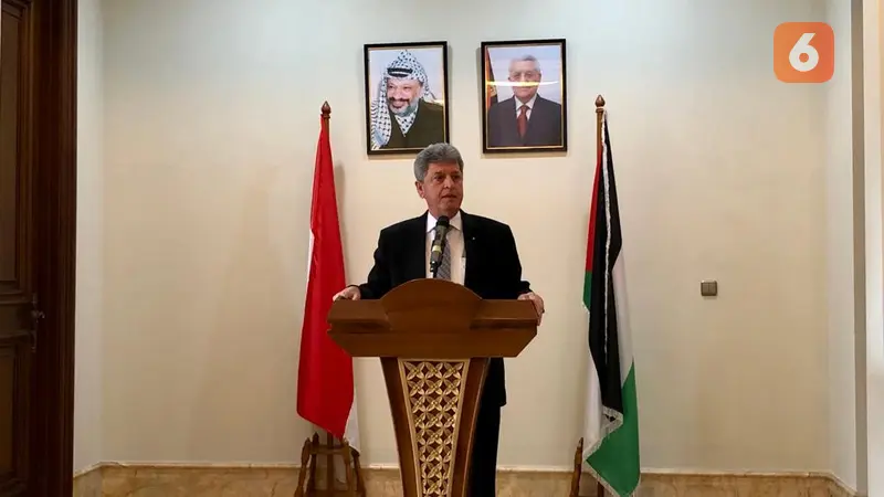 Duta Besar Zuhair Al-Shun di Kedutaan Besar Palestina