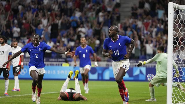 FOTO Prancis Vs Mesir di Olimpiade 2024