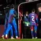 Ronald Koeman dipecat dari jabatannya sebagai pelatih Barcelona setelah menelan kekalahan 0-1 dari Rayo Vallecano pada laga pekan ke-11 La Liga di Estadio de Vallecas, Kamis dini hari WIB. (AP Photo/Manu Fernandez)