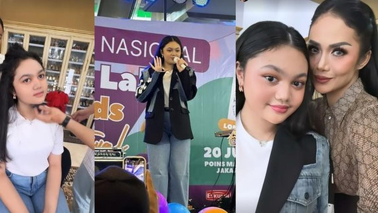 Deretan Potret Amoora Perdana Tampil Dengan Rambut Lurus, Kecantikannya Saingi Kris Dayanti