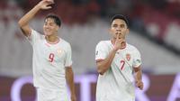 Marselino Ferdinan mencetak dua gol untuk Timnas Indonesia saat bersua Arab Saudi pada matchday keenam putaran ketiga Kualifikasi Piala Dunia 2026 di Stadion Utama Gelora Bung Karno, Jakarta, Selasa (19/11/2024).