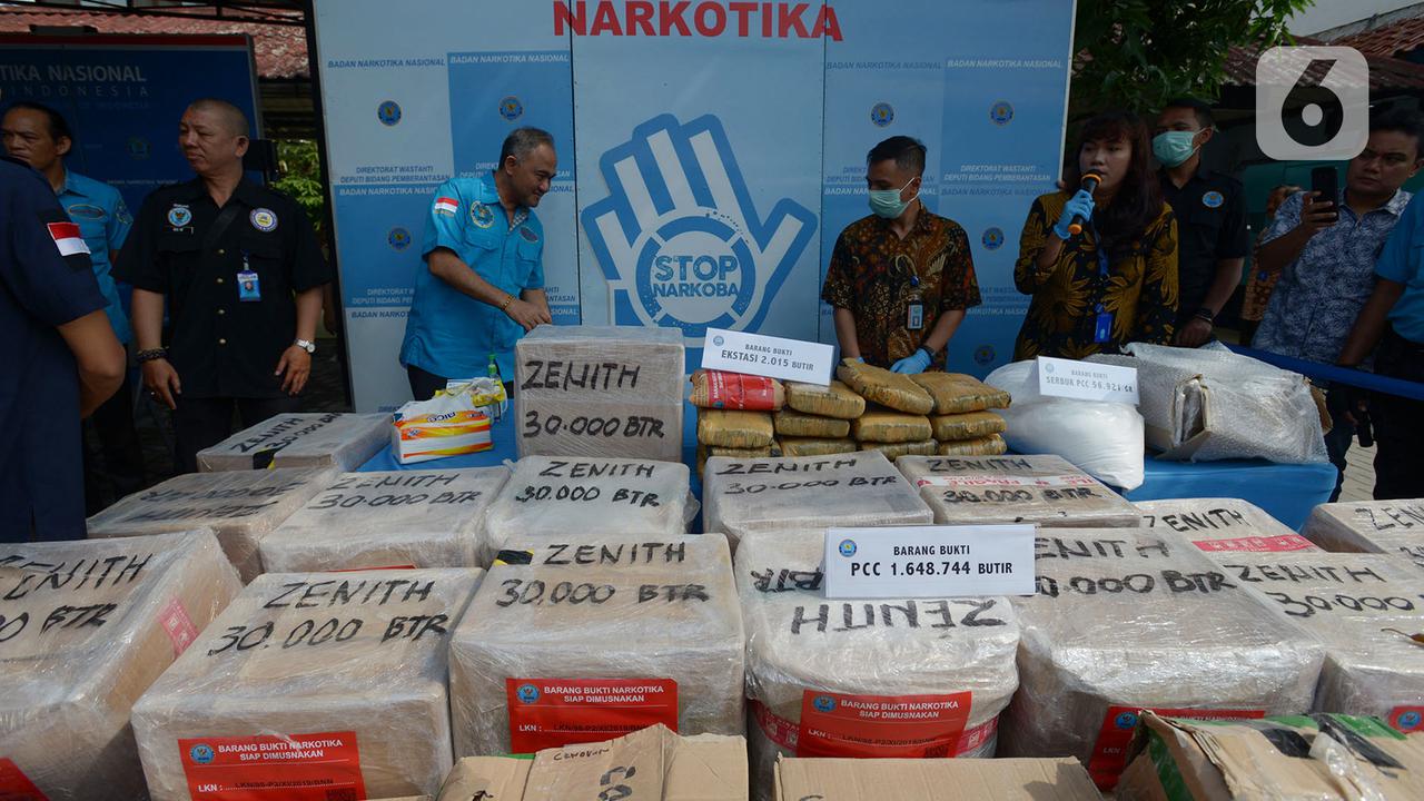 BNN Musnahkan narkoba