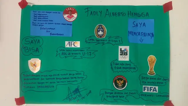 Tulisan tangan Fadly Alberto