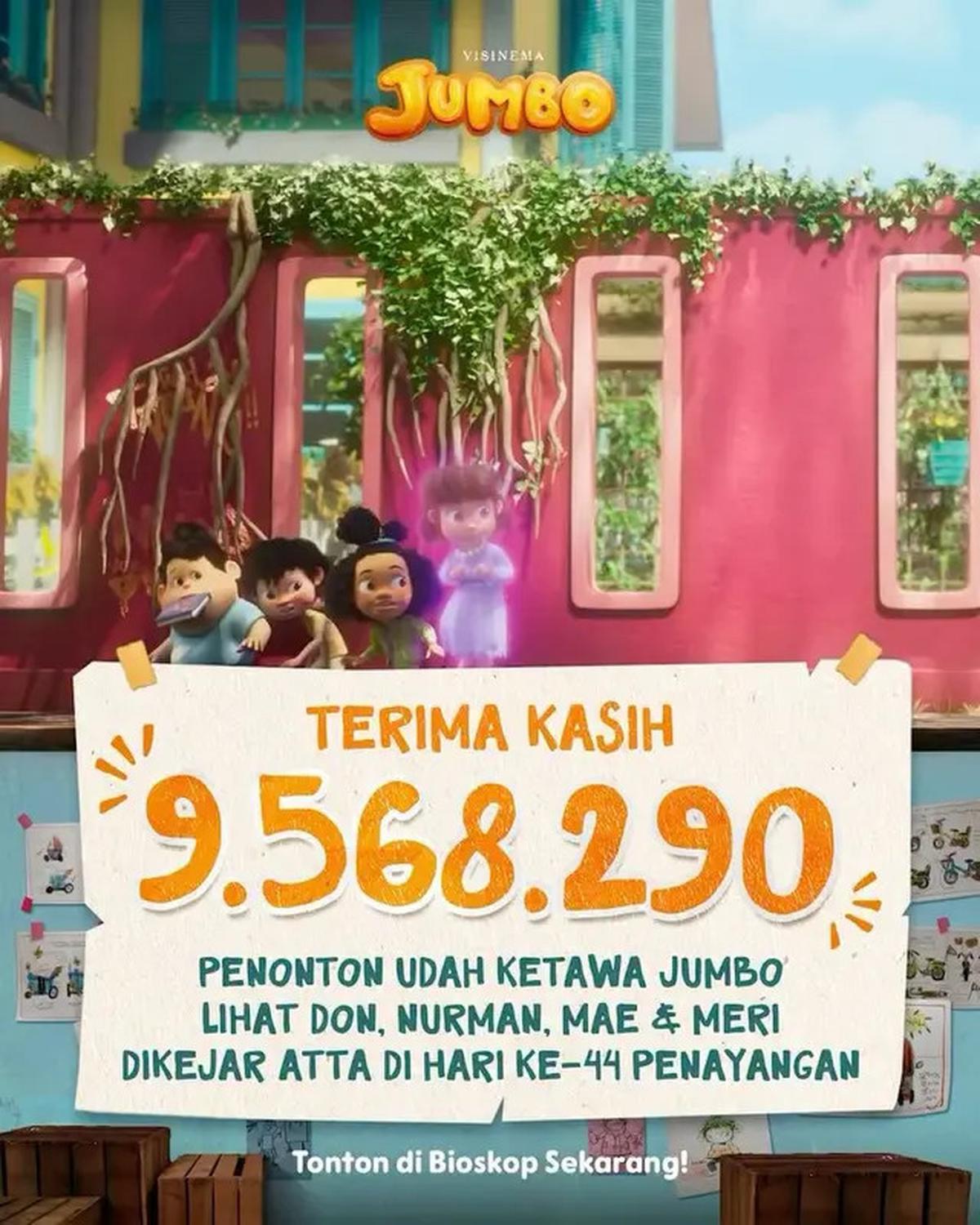 Film Jumbo Raih 9,5 Juta Penonton, Pengepungan di Bukit Duri Diam-diam Tembus 1,8 Jutaan