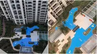 Kekecewaan pembeli apartemen di Tiongkok (Sumber: weibo)