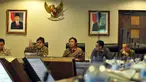 Suasana media briefing Konferensi Asia Afrika (KAA) di Kantor Staf Kepresidenan, Jakarta, Jumat (20/3/). Gelaran Konferensi Tingkat Tinggi Asia Afrika akan dilaksanakan pada 19-24 April 2015 mendatang di Jakarta dan Bandung. (Liputan6.com/Faizal Fanani)