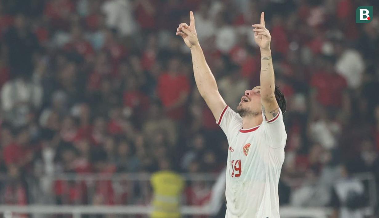 <p>Selebrasi pemain Timnas Indonesia, Thom Haye setelah mencetak gol pertama ke gawang Filipina pada laga terakhir Grup F putaran kedua kualifikasi Piala Dunia 2026 Zona Asia di Stadion Utama Gelora Bung Karno (SUGBK) Senayan, Jakarta, Selasa (11/6/2024). (Bola.com/M Iqbal Ichsan)</p>