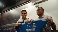 Bek tengah Fabiano Beltrame resmi perkuat Persib Bsndung. (Huyogo Simbolon)