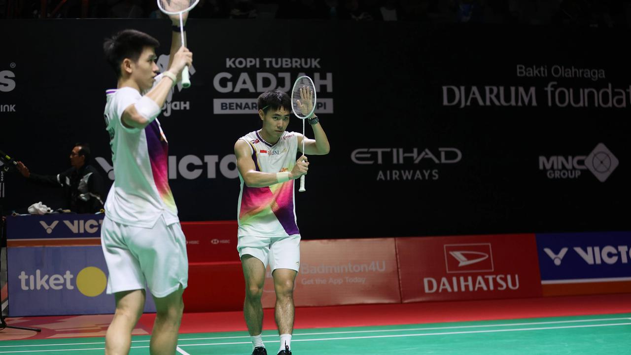 FOTO: Raymond/Joaquin Melangkah ke Final Indonesia Masters 2026