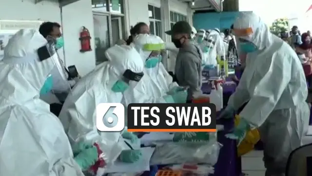 VIDEO: Ratusan Pedagang Pasar Cileungsi Jalani Tes Covid-19