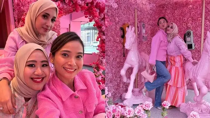 Acha Septriasa Hadiri Acara Ulang Tahun Miska Sungkar di Sidney dengan Tema Serba Pink. (instagram/septriasaacha)