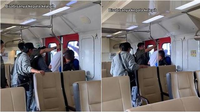 Viral, Detik-Detik Kepala Penumpang Terjepit Pintu Kereta Bandara YIA Ini Bikin Panik