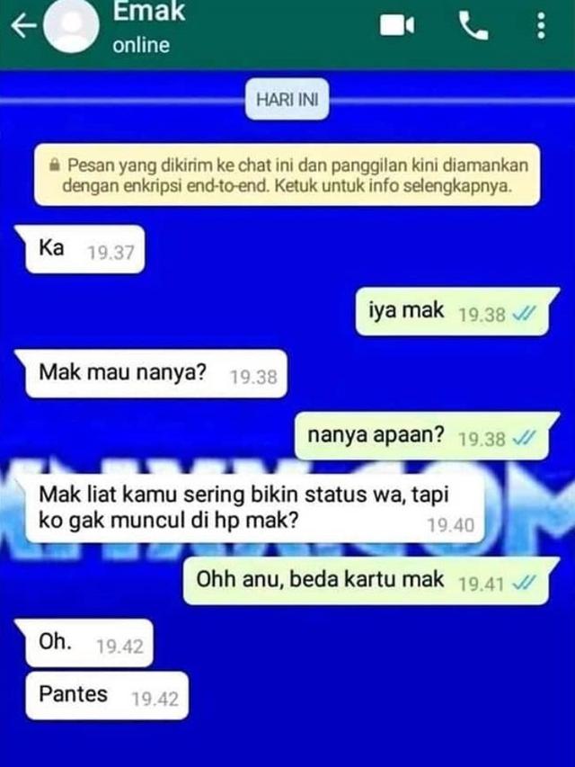 7 Chat Ibu Bertanya Ini Ujungnya Bikin Ngakak