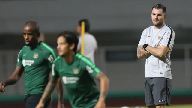 Latihan Timnas Indonesia